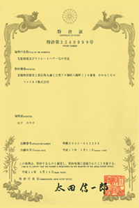 日本での特許